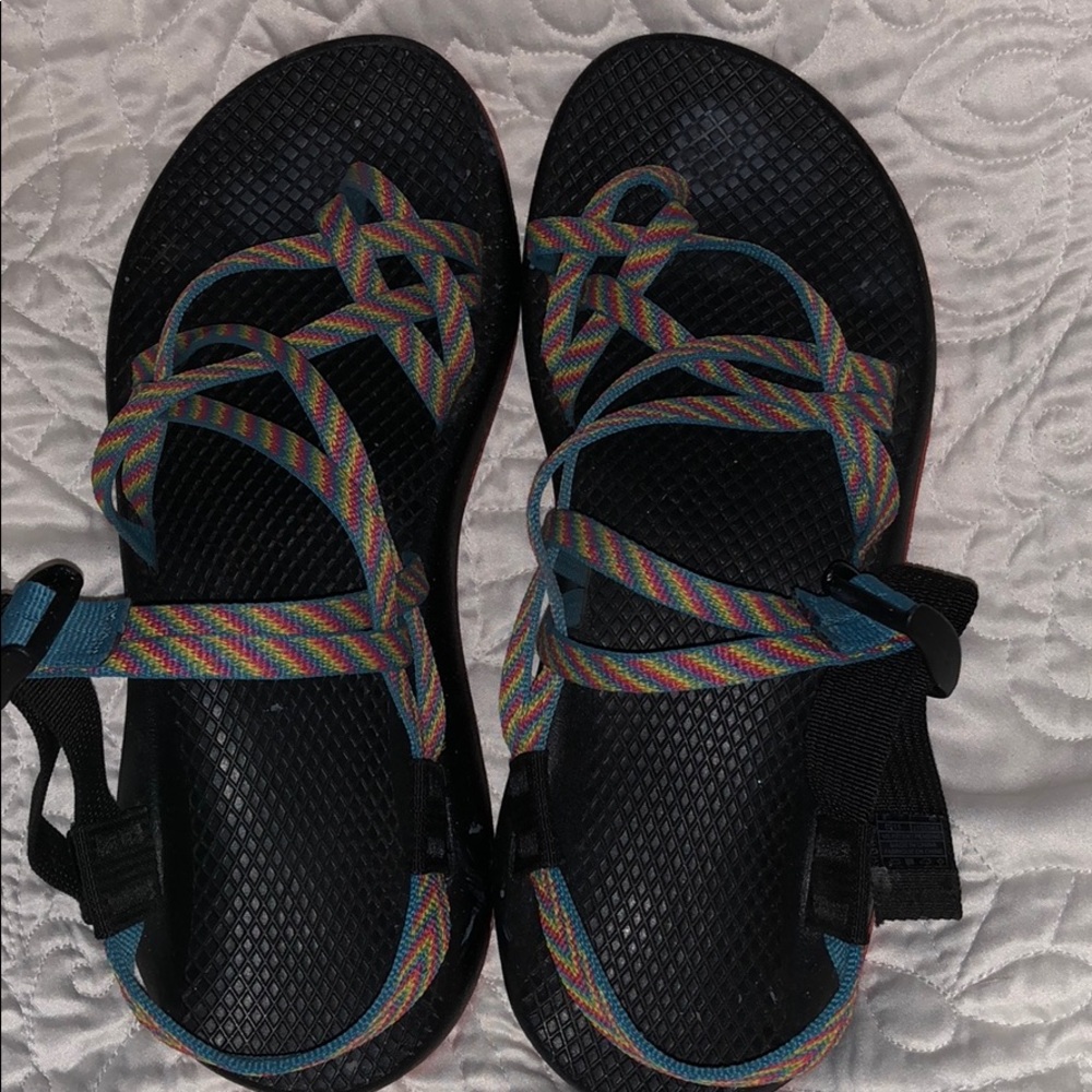 Chaco Sandals Rainbow Double Strap- size 9.